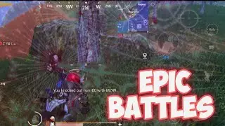 Random Epic Battles with Squads | PUBG Mobile Highlights | Ryunny