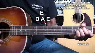 How To Play NORWEGIAN WOOD The Beatles On Acoustic Guitar NO CAPO Standard Tuning