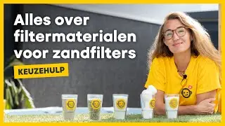 Filtermedia kiezen voor je zandfilter? Dit moet je weten