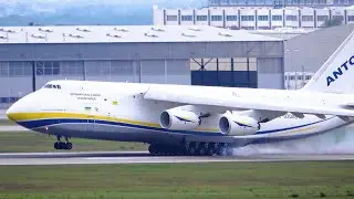 Airport Spotting Leipzig | Ukrainian Antonov AN-124 Ruslan | Airport LEJ