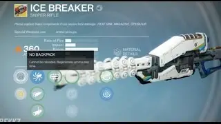 Destiny! How To Get Year 3 ICE BREAKER !