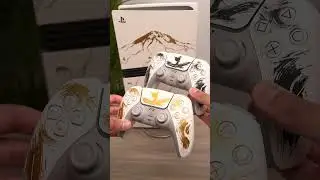 Контроллеры Ghost Of Yotei PS5 Limited Edition: золотой против чёрного + чехлы для консоли PS5 PR...