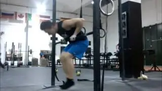 Front lever to muscle up