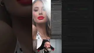 Ретушь губ в Lightroom Classic