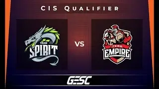 Spirit vs Empire Game 1 - GESC Thailand CIS Qualifier: Semifinals - @BreakyCPK @tsunami643
