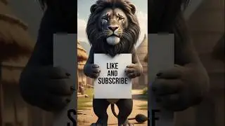 The story of a black lion in real#shorts
