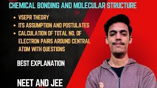 VSEPR THEORY INTRODUCTION | CALCULATION OF TOTAL NO. OF ELECTRON PAIRS | CLASS 11th 