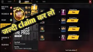 How to claim FFIC free emote in free fire || new events in free fire