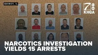 13 Quincy residents, Hannibal woman, 1 other arrested during major narcotics operation