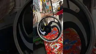 #shorts Hero Splendor Bike Wheel Cover ￼Modification #splendor #wheelcover #automobile #bikelover