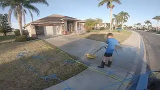 Epic Driveway Cleaning Transformation in Time-Lapse | Satisfying Power Washing Action!