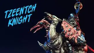 Kitbashing a Chaos Lord with the Mark of TZEENTCH for Warhammer The Old World
