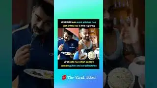 Virat Kohli&rsquo;s ₹550/Kg Gluten-Free, Carb-Free Rice Diet#viralnews #trendingnews#shortvideo