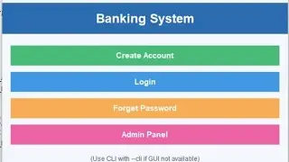 BANKING SYSTEM PROJECT USING PYTHON