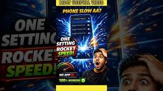 BOOST YOUR PHONE LIKE Cheetah|| PHONE SPEEDUP SETTINGS ||MOBILE TRICK #smartphone