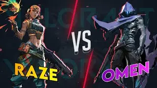 OMEN VS RAZE | Valorant custom gameplay | #valorantwithfriends #valorant #valorantcustom game |