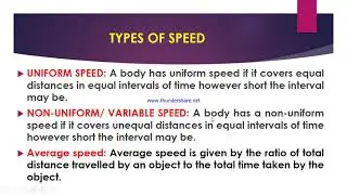 Speed and its types 9th Physics Chapter 2 Lec:05
