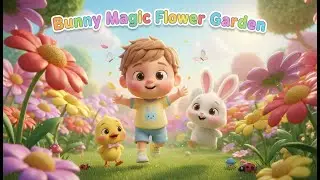 Bunny Magic Flower Garden – Nursery Rhyme, Toddler Learning, Animal Fun, Playful Nature Adventure