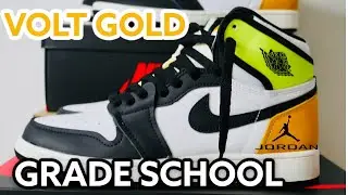 Jordan 1 Volt Gold | Grade School