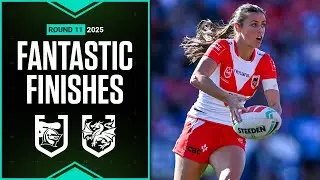 Best NRLW finishes of 2025: Knights v Dragons - Round 11