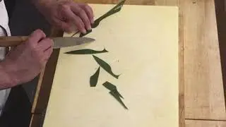HOW TO MAKE SASAGIRI (LEAF CARVING ) JAPANESE STYLE...