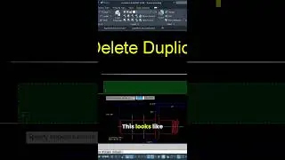 Delete duplicate lines and objects in your AutoCAD drawing #architecture #construction #autocad