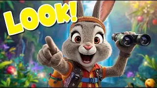 Bunny&rsquo;s Forest Colors  Adventure🌈 | Learn Colors with Animals | Kids Song