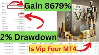 VIP Four EA MT4 | Premium Forex Bot | Smart Trading Strategy + Low Drawdown