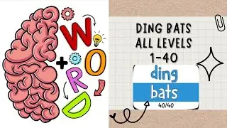 Brain Test Tricky Words DINGBATS 1-40 Very Fast Walkthrough with Images. and words in comment.