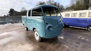 1966 VW split screen crew cab restoration finished after A LOT of metalwork