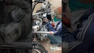 Bulletmodified & BULLETbuffing kese karte h #newsong #punjabisong #danishalp #bulletlover #bullet350
