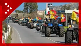 Corteo di trattori diretto verso Palermo: in strada oltre un centinaio di mezzi agricoli