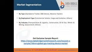 GPS (Global Positioning System) Tracking System Market &ndash; Industry Trends and Forecast to 2028