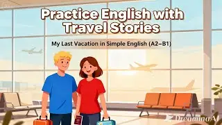English Conversation Practice: Travel Stories & Easy Vacation English (A2&ndash;B1)