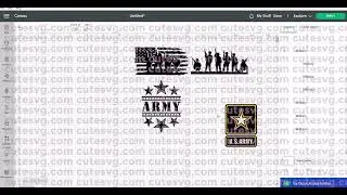 Military SVG, Army PNG, DXF, EPS Cutting files