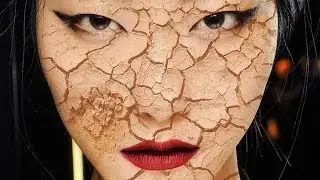 Understand How To Create Realistic Cracked Skin Effects in Photoshop in Two Minutes in English