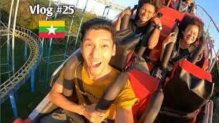 Crazy Roller Coaster Ride in Yangon