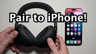 How to Connect Sony WH-1000XM6 Headphones to iPhone!