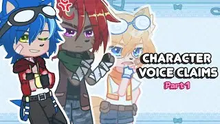 Character Voice Claims Part 1 || STH AU || Inspo ‎⁨@MayorMomqa @valoveheart || *Read Desc*