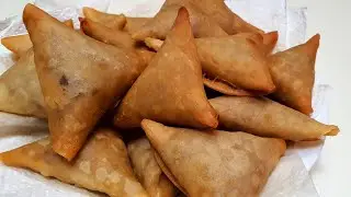 crispy chicken manchurian samosay || snack || ramzan special 🤩❤