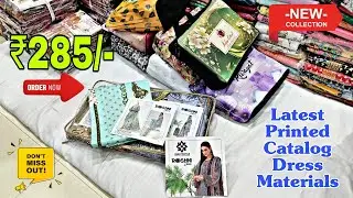 Hyderabad Wholesale Special Pakistani Printed Catalog Dress Materials ₹285/- Online Shopping Order 💥