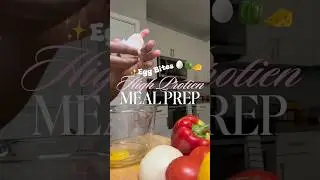 Egg Bites Recipe🥚 Easy High Protein Breakfast ✨ #mealprep #breakfastmealprep #mealprepideas