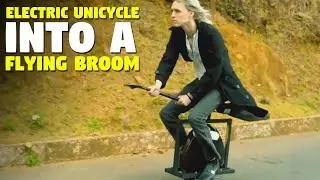 Device That Turns An Electric Unicycle Into a Flying Magic Broom