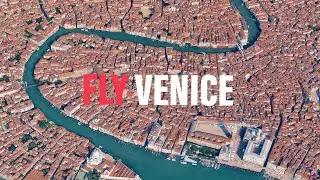 Sinking Beauty: 3D Aerial Tour of Venice, Italy
