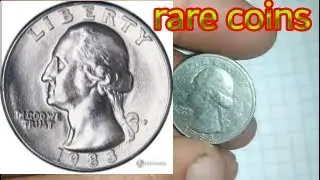 Quarter Dollar 1983 Washington, Coin from United States - detailed information