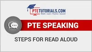 PTE Speaking : Steps for Read Aloud || PTE Tutorials
