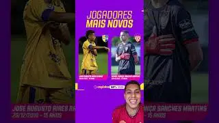 Jogadores mais novos da copinha ⚽️🏆 #Copinha #Futebol #Noroeste #Batalh&atilde;o #CopaSP