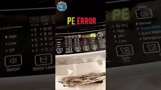 Fully Automatic Washing Machine Not Working | PE Error Code | LG Inverter