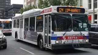 Septa IRL:1(XDE40 )&1(Novabus) at Plymouth Meeting mall🟥🟪