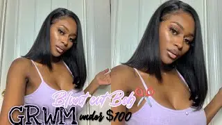 UNDER $100 | BLUNT CUT BOB ✂️  | Beauty On A Budget | AFFORDABLE STRAIGHT LACE Front Wig